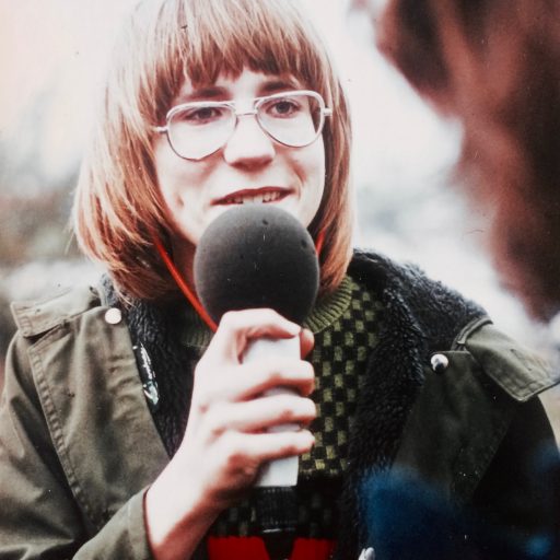 1975 | als TV-Reporter für die ZDF-Sendung Schüler-Express | Hofheim am Taunus